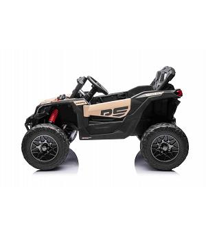 BUGGY CAN-AM 12V, 4 MOTORES, 1 PLAZA, BEIGE-NEGRO, RC,  INDA264-BNCANB